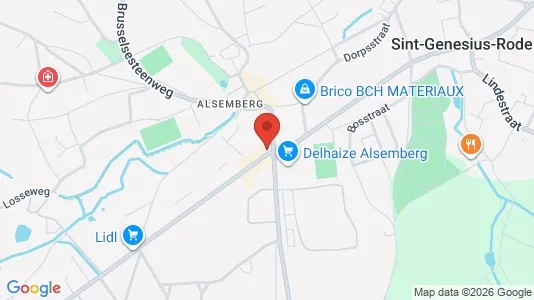 Apartments for rent i Beersel - kort over placeringen