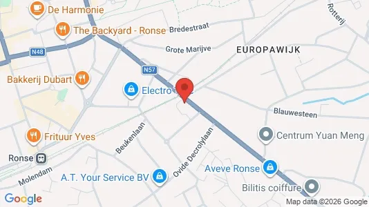 Apartments for rent i Ronse - kort over placeringen