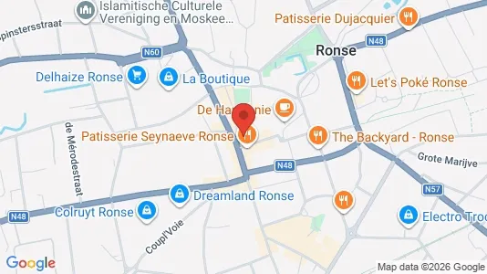 Apartments for rent i Ronse - kort over placeringen