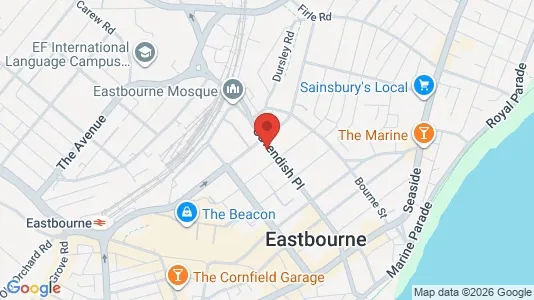 Apartments for rent i Eastbourne - East Sussex - kort over placeringen