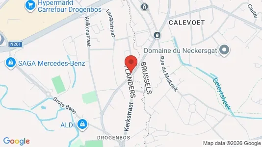 Apartments for rent i Drogenbos - kort over placeringen