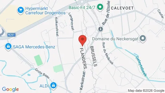 Apartments for rent i Drogenbos - kort over placeringen