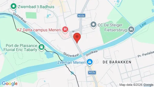 Apartments for rent i Menen - kort over placeringen
