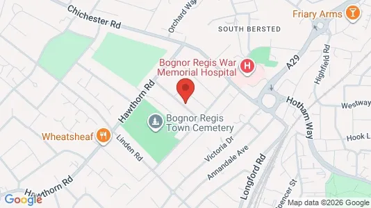 Apartments for rent i Bognor Regis - West Sussex - kort over placeringen