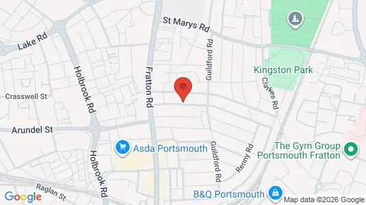 Apartments for rent i Portsmouth - Hampshire - kort over placeringen