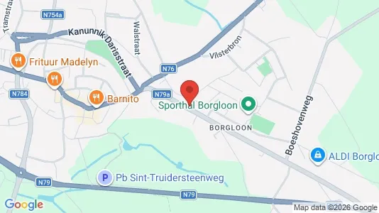 Apartments for rent i Borgloon - kort over placeringen