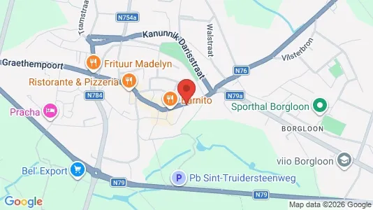 Apartments for rent i Borgloon - kort over placeringen