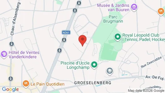 Apartments for rent i Brussels Ukkel - kort over placeringen