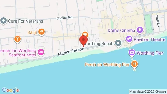 Apartments for rent i Worthing - West Sussex - kort over placeringen