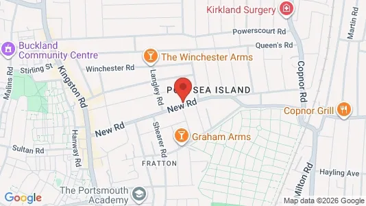 Apartments for rent i Portsmouth - Hampshire - kort over placeringen