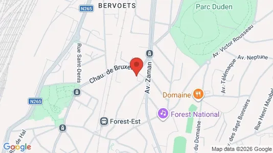 Apartments for rent i Brussels Vorst - kort over placeringen
