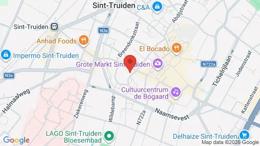 Apartments for rent i Sint-Truiden - kort over placeringen