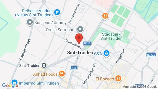 Apartments for rent i Sint-Truiden - kort over placeringen