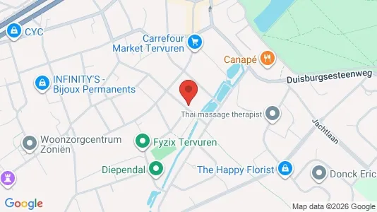 Apartments for rent i Tervuren - kort over placeringen