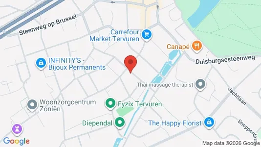 Apartments for rent i Tervuren - kort over placeringen