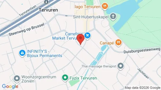 Apartments for rent i Tervuren - kort over placeringen