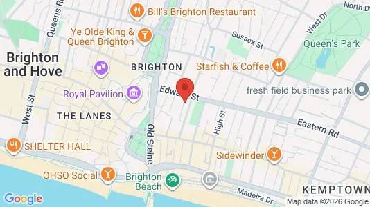 Apartments for rent i Brighton - East Sussex - kort over placeringen