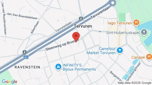 Apartments for rent i Tervuren - kort over placeringen