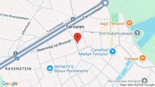 Apartments for rent i Tervuren - kort over placeringen