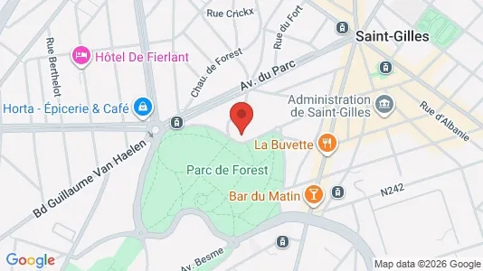 Apartments for rent i Brussels Vorst - kort over placeringen
