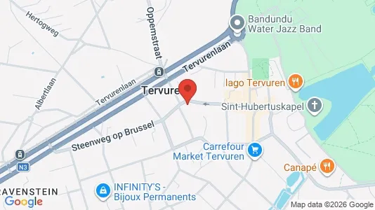 Apartments for rent i Tervuren - kort over placeringen