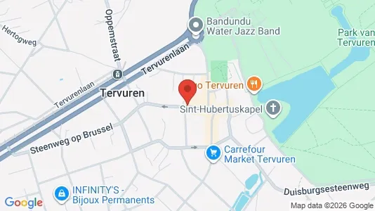Apartments for rent i Tervuren - kort over placeringen