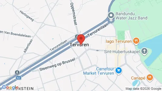 Apartments for rent i Tervuren - kort over placeringen
