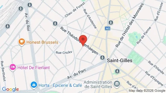 Apartments for rent i Brussels Sint-Gillis - kort over placeringen