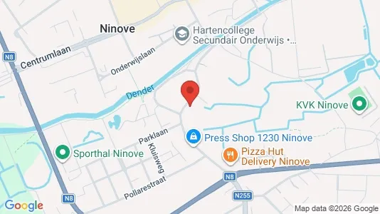 Apartments for rent i Ninove - kort over placeringen