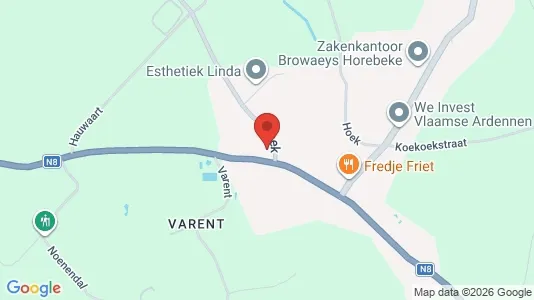 Apartments for rent i Horebeke - kort over placeringen