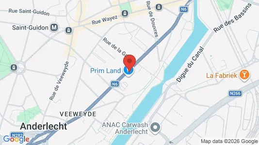 Apartments for rent i Brussels Anderlecht - kort over placeringen