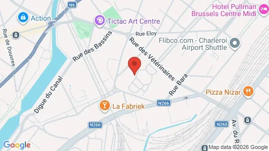 Apartments for rent i Brussels Anderlecht - kort over placeringen