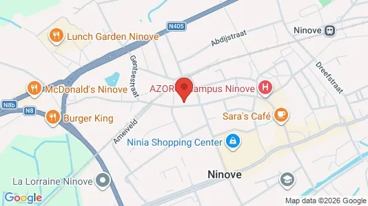 Apartments for rent i Ninove - kort over placeringen