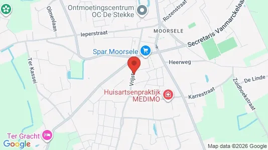 Apartments for rent i Wevelgem - kort over placeringen