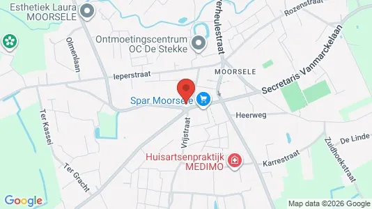 Apartments for rent i Wevelgem - kort over placeringen