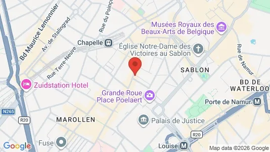 Apartments for rent i Stad Brussel - kort over placeringen