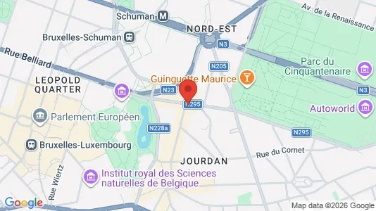 Apartments for rent i Brussels Etterbeek - kort over placeringen