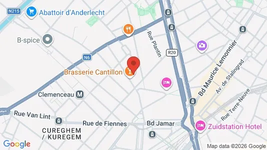 Apartments for rent i Brussels Anderlecht - kort over placeringen