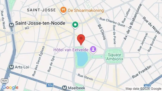 Apartments for rent i Stad Brussel - kort over placeringen