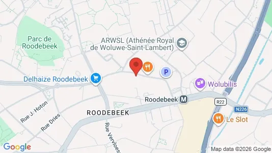 Apartments for rent i Brussels Sint-Lambrechts-Woluwe - kort over placeringen