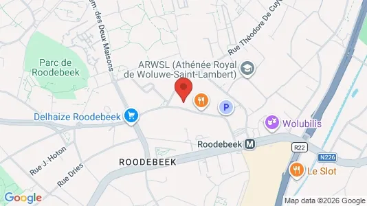 Apartments for rent i Brussels Sint-Lambrechts-Woluwe - kort over placeringen