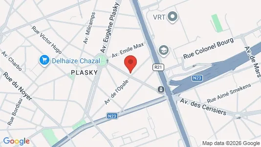 Apartments for rent i Brussels Schaarbeek - kort over placeringen