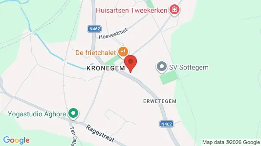 Apartments for rent i Zottegem - kort over placeringen
