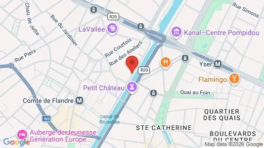 Apartments for rent i Brussels Sint-Jans-Molenbeek - kort over placeringen