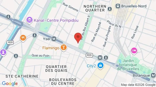Apartments for rent i Stad Brussel - kort over placeringen