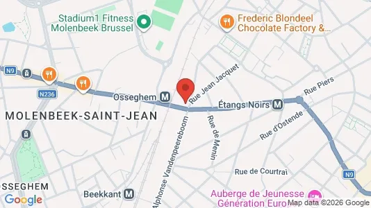 Apartments for rent i Brussels Koekelberg - kort over placeringen