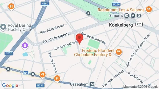 Apartments for rent i Brussels Sint-Jans-Molenbeek - kort over placeringen