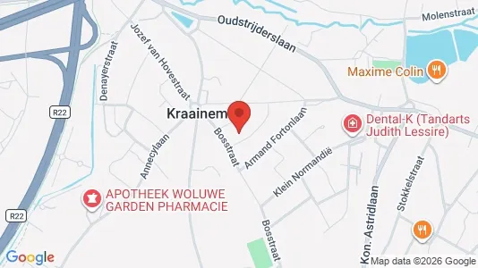 Apartments for rent i Kraainem - kort over placeringen