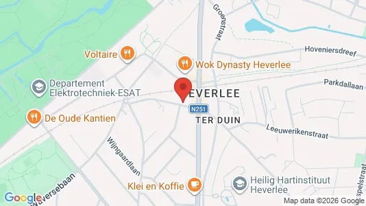 Apartments for rent i Leuven - kort over placeringen
