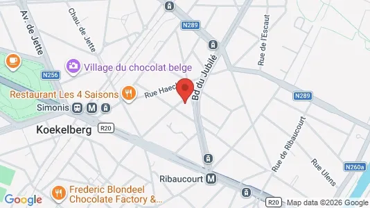 Apartments for rent i Brussels Sint-Jans-Molenbeek - kort over placeringen